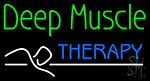 Deep Muscle Therapy Neon Sign