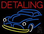 Detailing With Car Logo Neon Sign