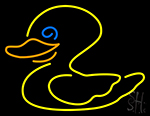 Duck Yellow Logo Neon Sign