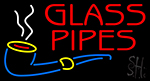 Glass Pipes Neon Sign