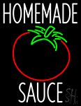 Homemade Sauce Logo Neon Sign