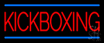 Kickboxing In Red Neon Sign