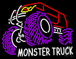 Monster Truck Neon Sign