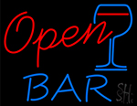 Open Bar Neon Sign