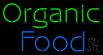 Organic Food Neon Sign