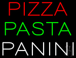 Pizza Pasta Panini Neon Sign