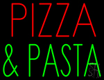 Red Pizza And Pasta Neon Sign