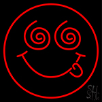 Red Smiley Face Neon Sign