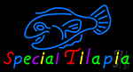 Special Tilapia With Fish Neon Sign