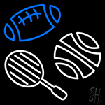 Sports Icon Logo Neon Sign