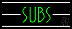 Subs With Lines Neon Sign