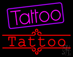 Tattoo With Border Neon Sign