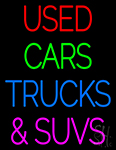 Used Cars Trucks And Suvs Neon Sign