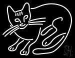 Cat Logo Neon Sign