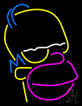 Homer Neon Sign