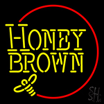 Honey Brown Logo Neon Sign