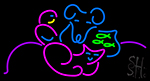 Multicolor Pet Logo Neon Sign
