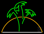 Pam Tree Logo Neon Sign