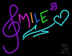 Smile Heart Neon Sign