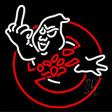 Ghostbuster Logo Middle Finger Neon Sign