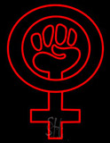 Feminism Symbol Neon Sign
