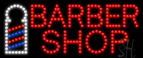 Barber Shop Logo Animated LED Sign