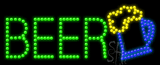 Beer Logo Animated LED Sign