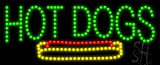 Hot Dogs Logo Animated LED Sign