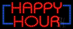 Happy Hour Animated LED Sign