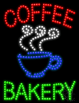 Coffee Bakery Animated LED Sign