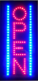 Open Vertical LED Sign
