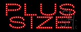 Pluz Size LED Sign
