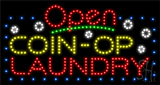 Coin Op Laundry Animated LED Sign
