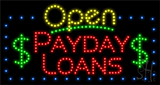 Payday Loans Animated LED Sign