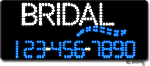 Bridal Phone Number Changeable Animated LED Sign