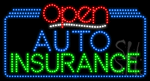 Auto Insurance Open Animated LED Sign
