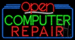 Computer Repair Open Animated LED Sign