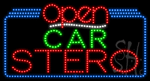 Car Stereo Open Animated LED Sign