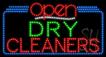 Dry Cleaners Open Animated LED Sign
