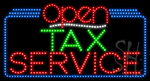 Tax Service Open Animated LED Sign