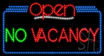 No Vacancy Open Animated LED Sign