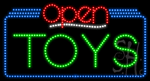 Toys Open Animated LED Sign