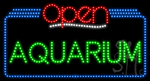 Aquarium Open Animated LED Sign