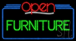 Furniture Open Animated LED Sign