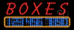 Boxes Animated LED Sign