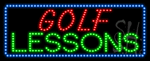Golf Lessons Animated LED Sign