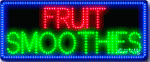 Fruit Smoothies Animated LED Sign