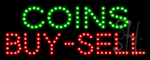 Coins Buy Sell LED Sign