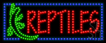 Reptiles Animated Led Sign