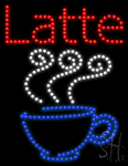 Latte Animated Led Sign